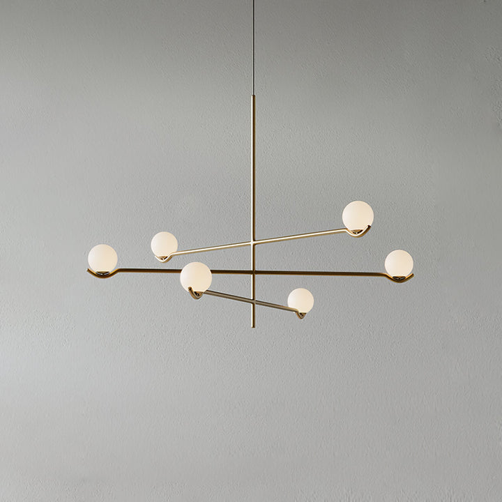 Moderne Kugel LED Pendelleuchte