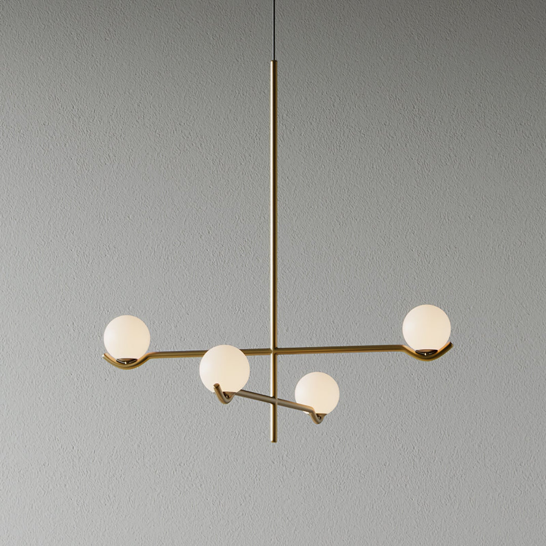 Moderne Kugel LED Pendelleuchte