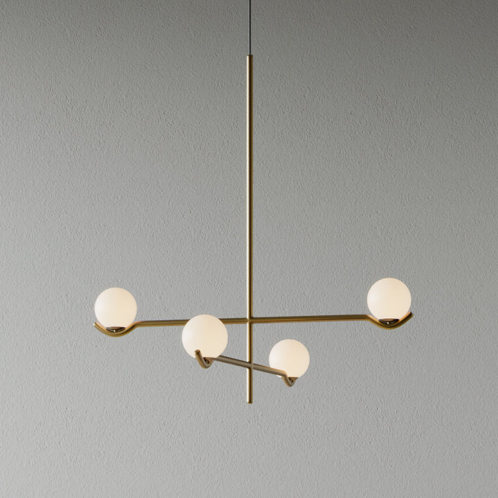 Moderne Kugel LED Pendelleuchte