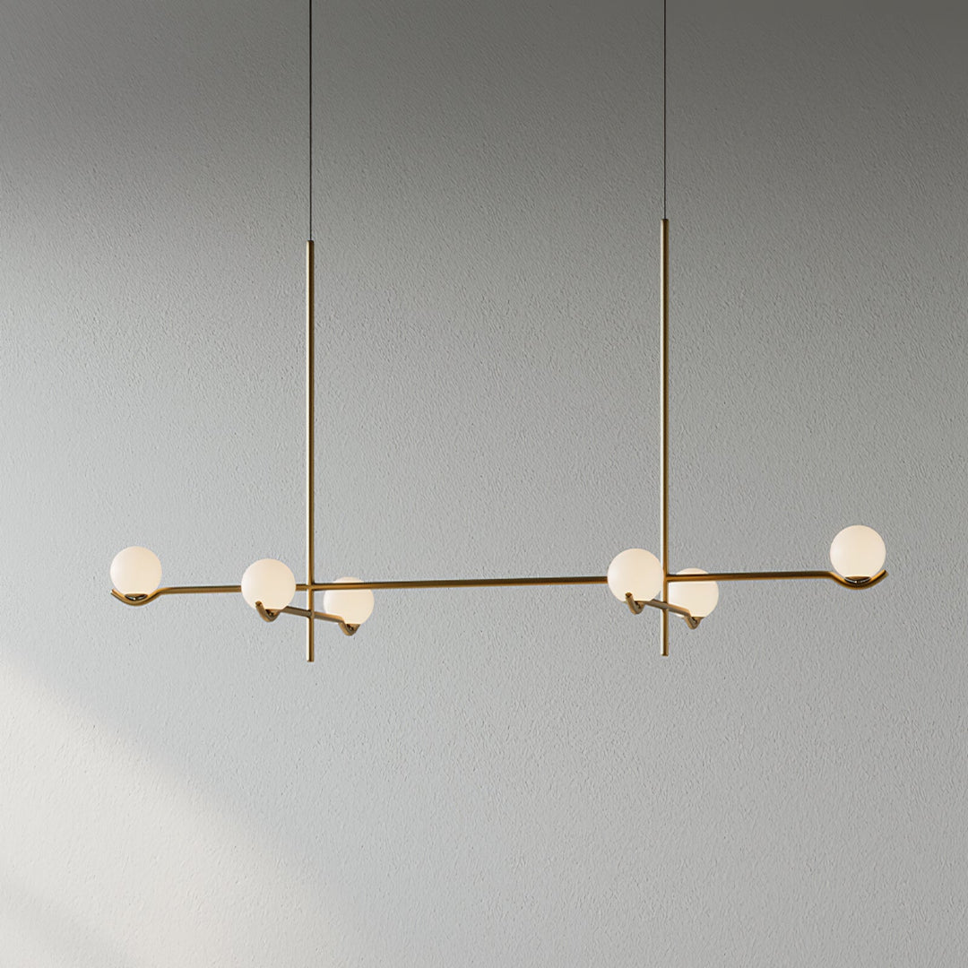 Moderne Kugel LED Pendelleuchte