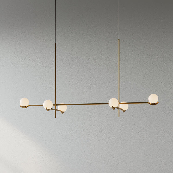 Moderne Kugel LED Pendelleuchte