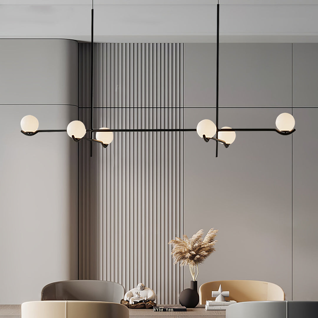 Moderne Kugel LED Pendelleuchte