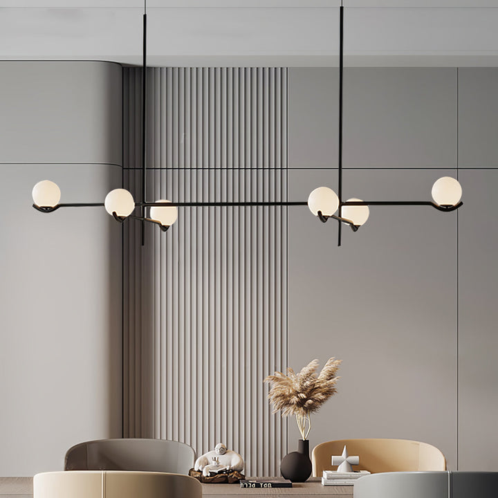 Moderne Kugel LED Pendelleuchte