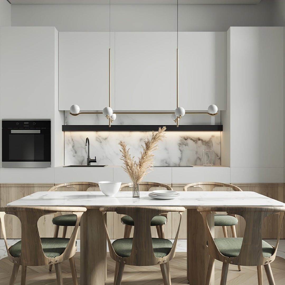 Moderne Kugel LED Pendelleuchte