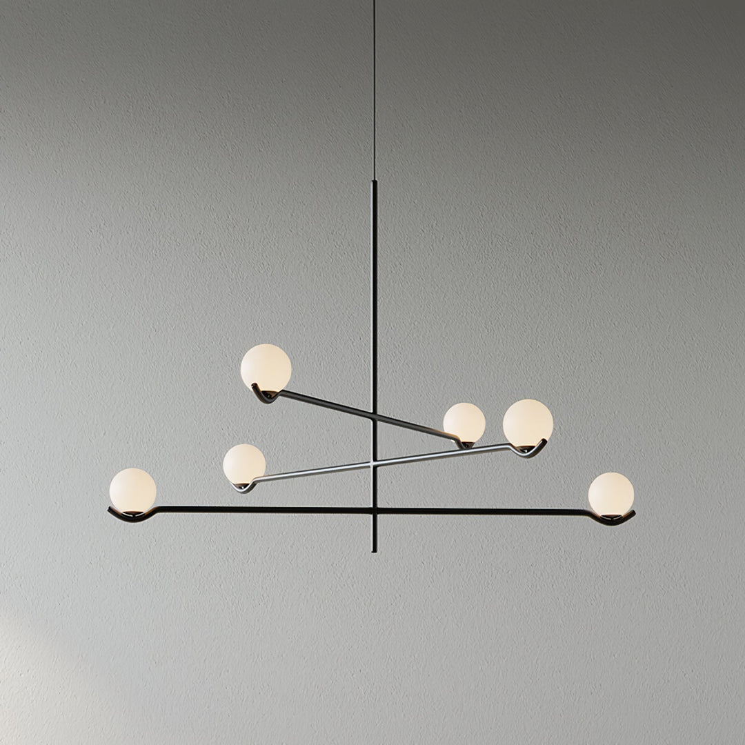 Moderne Kugel LED Pendelleuchte