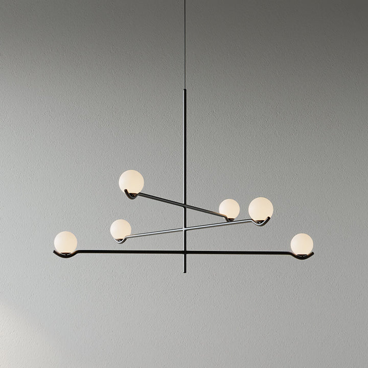 Moderne Kugel LED Pendelleuchte