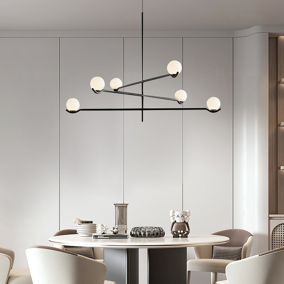 Moderne Kugel LED Pendelleuchte