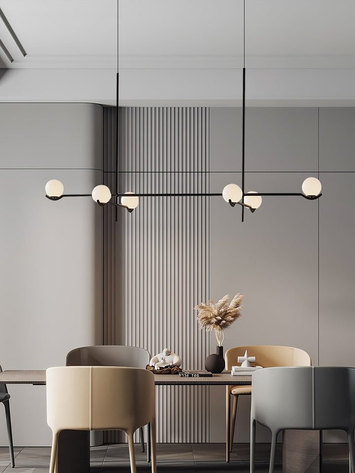 Moderne Kugel LED Pendelleuchte