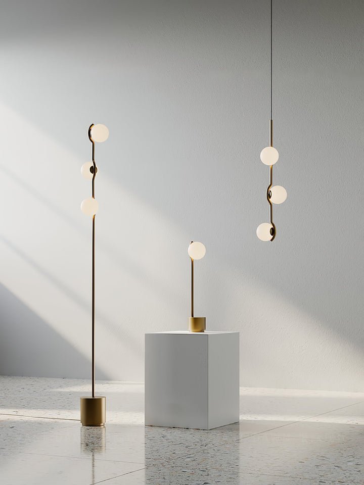 Moderne Kugel LED Pendelleuchte
