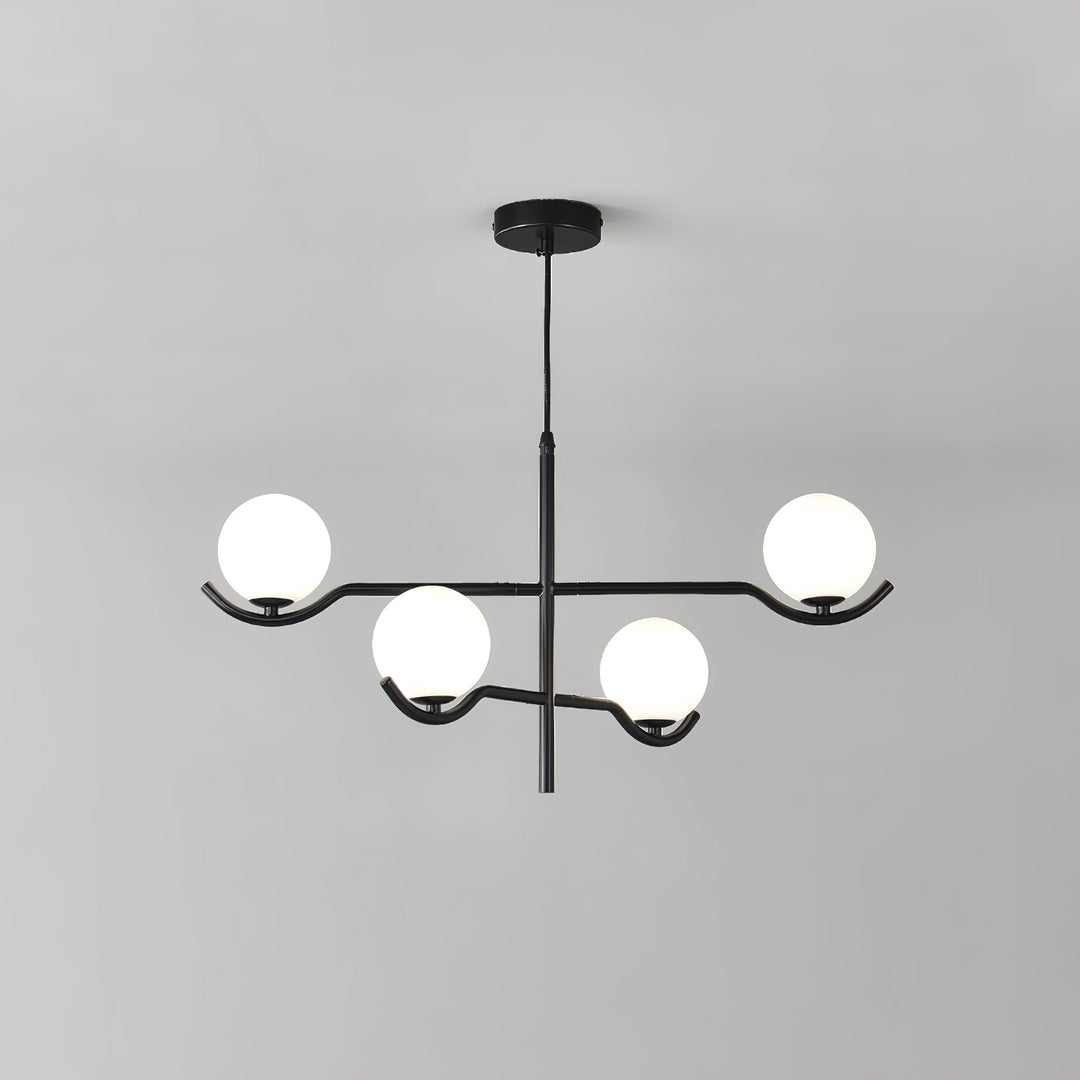 Moderne Kugel LED Pendelleuchte