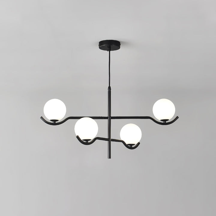 Moderne Kugel LED Pendelleuchte