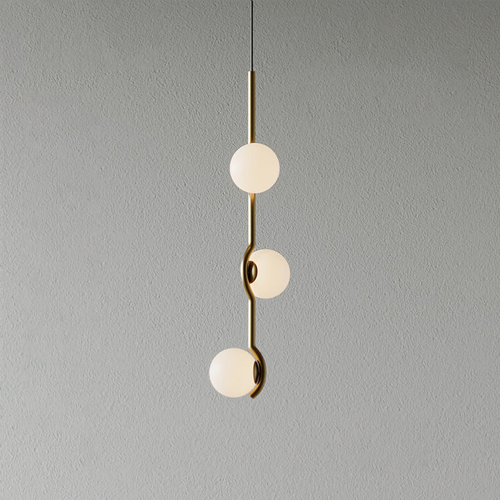 Moderne Kugel LED Pendelleuchte