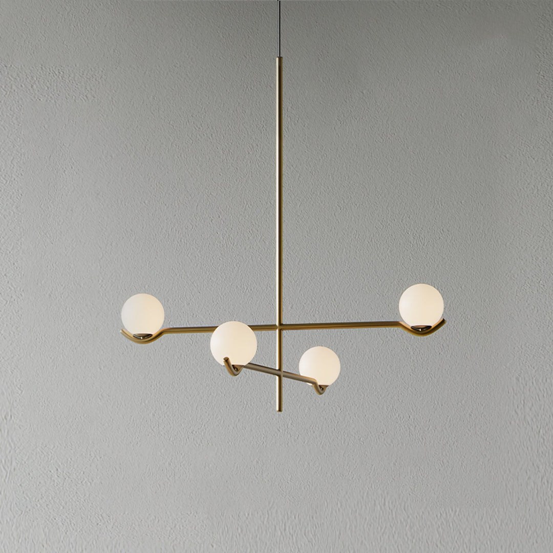 Moderne Kugel LED Pendelleuchte