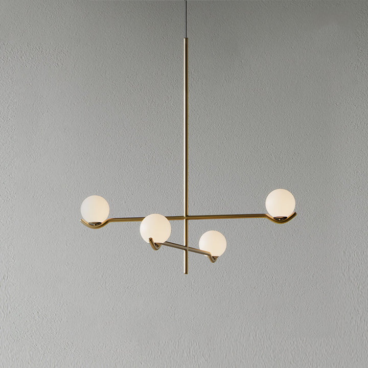 Moderne Kugel LED Pendelleuchte