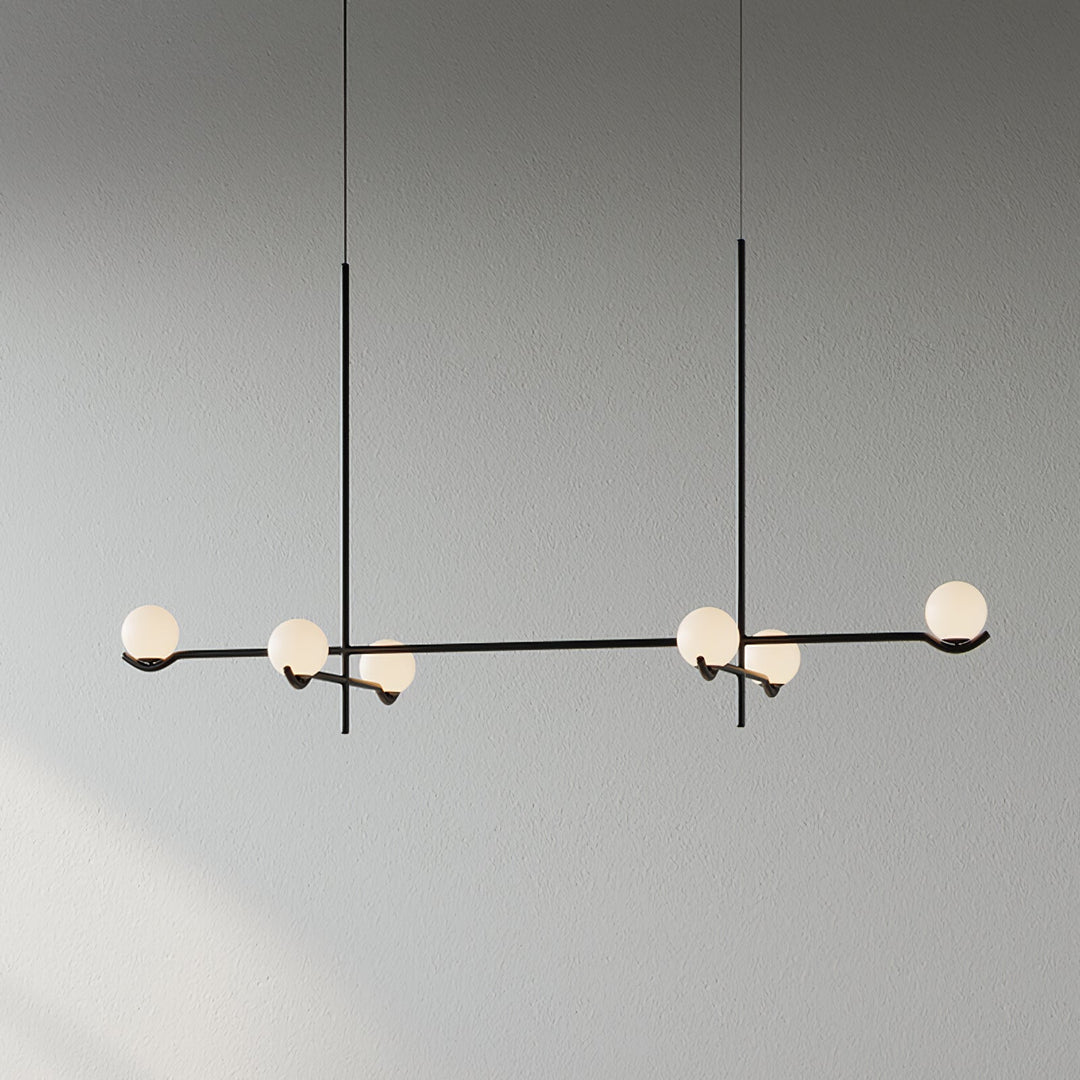 Moderne Kugel LED Pendelleuchte