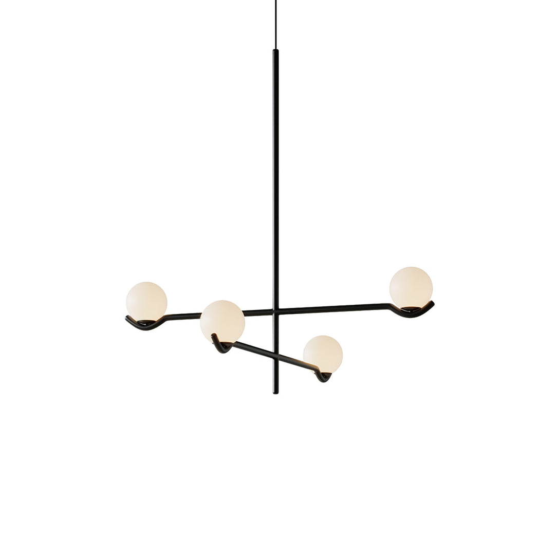 Moderne Kugel LED Pendelleuchte