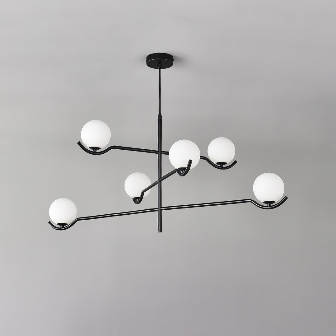 Moderne Kugel LED Pendelleuchte