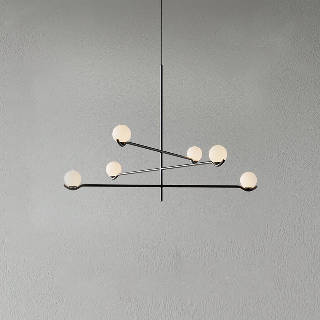 Moderne Kugel LED Pendelleuchte