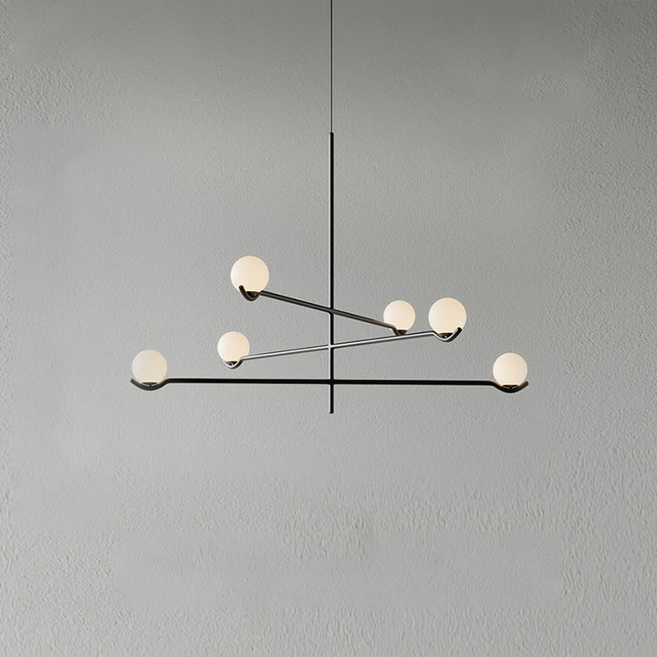 Moderne Kugel LED Pendelleuchte