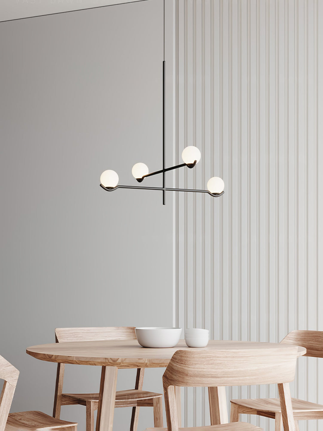 Moderne Kugel LED Pendelleuchte