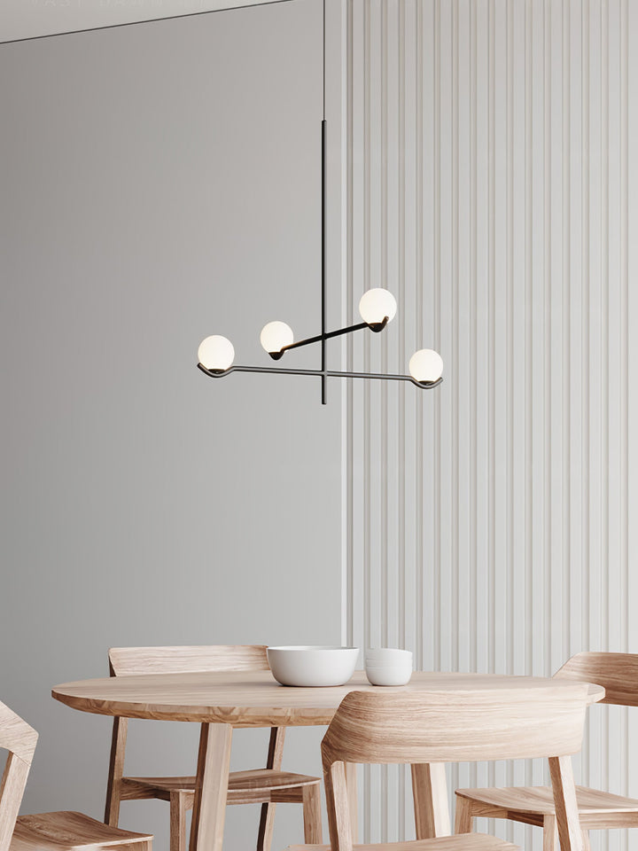 Moderne Kugel LED Pendelleuchte
