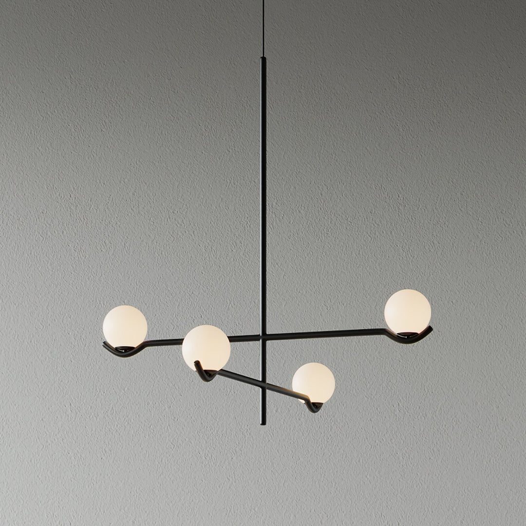 Moderne Kugel LED Pendelleuchte