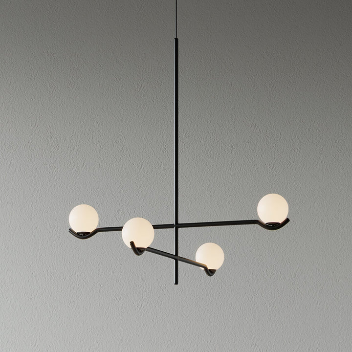 Moderne Kugel LED Pendelleuchte