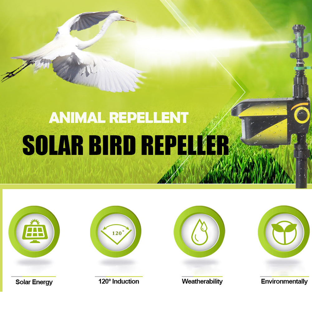 Bewegungsmelder Sprinkler – Solarbetrieben & Wassersparend – Schützt Ihren Garten vor Rehen