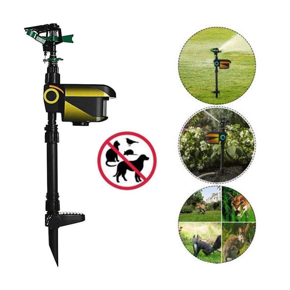 Bewegungsmelder Sprinkler – Solarbetrieben & Wassersparend – Schützt Ihren Garten vor Rehen