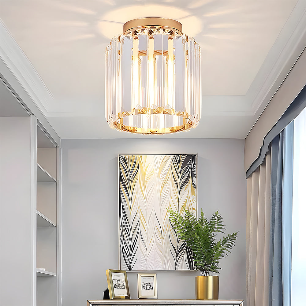Deckenleuchte Kristall modern | Stilvolle Beleuchtung für Flur & Wohnzimmer