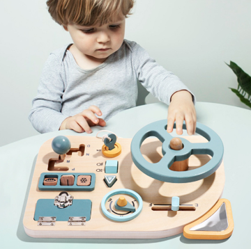 Entdecker-Lenkrad – Interaktives Montessori-Spielzeug – Fördert Kreativität und Motorik 0