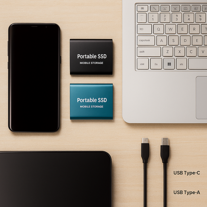 Externe SSD Festplatte – Hochgeschwindigkeit & Tragbar – Ideal für Laptops und PCs 3