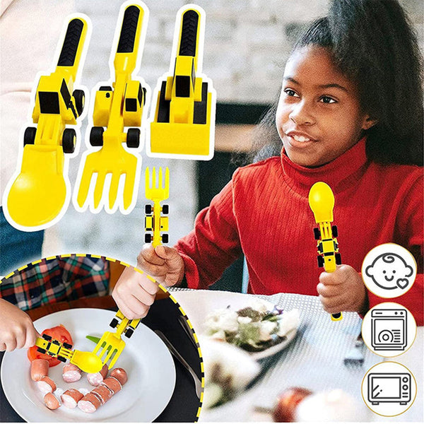 DiggerDish - Kindergeschirr Set – Spielerisch & Bauwagenstark