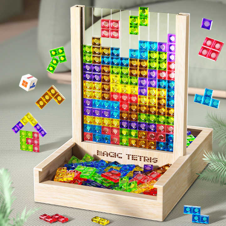 ShapeNest – Holzpuzzle Spiel für Kinder & Erwachsene – Denkspaß & Geschick