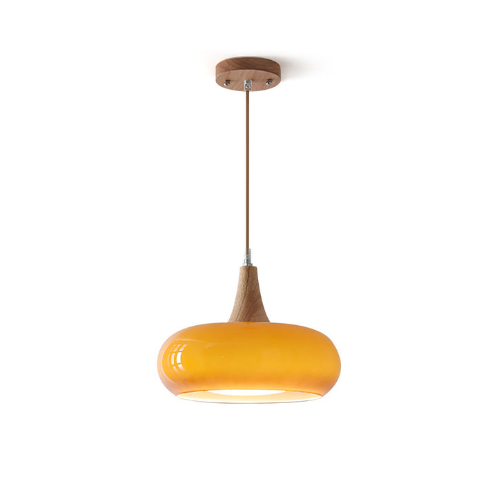 Retro Persimmon Pendelleuchte