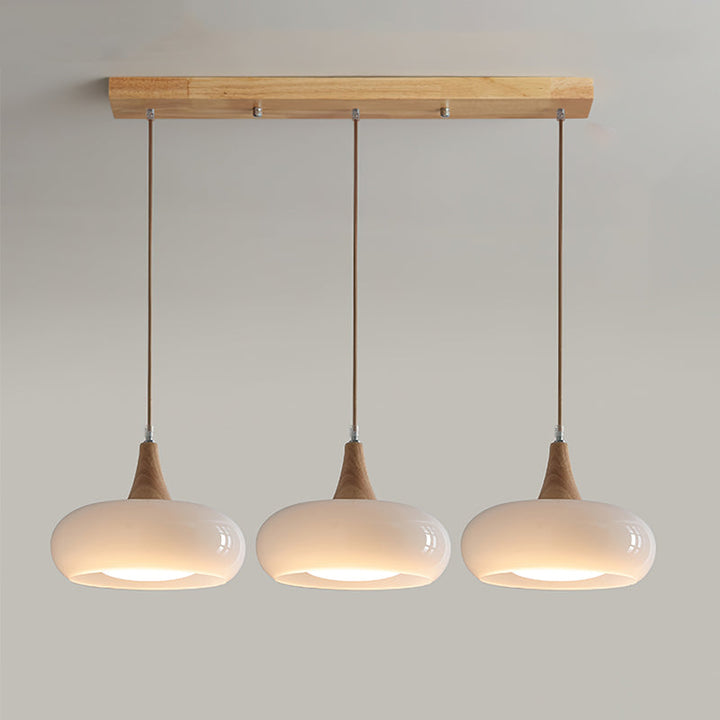 Retro Persimmon Pendelleuchte