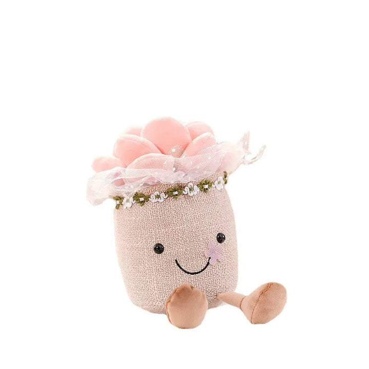 BloomBuddy | Kuschelige Blumenfigur – Fröhlich & Dekorativ