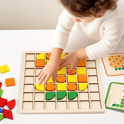 Holzpuzzle – Fördert Kreativität & Feinmotorik – Ideal für Kinder ab 3 Jahren 1