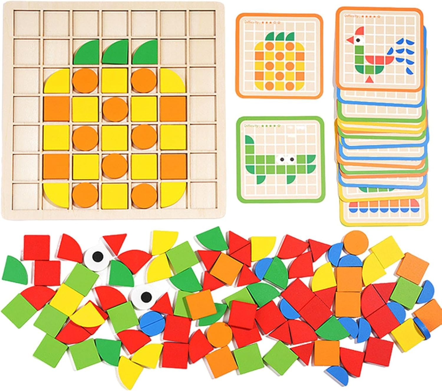 Holzpuzzle – Fördert Kreativität & Feinmotorik – Ideal für Kinder ab 3 Jahren 3