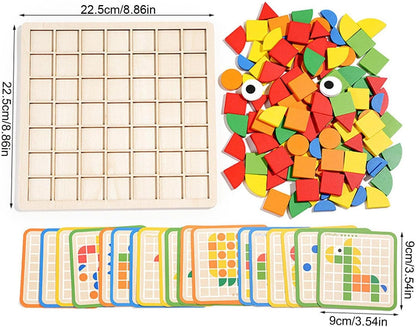 Holzpuzzle – Fördert Kreativität & Feinmotorik – Ideal für Kinder ab 3 Jahren 4