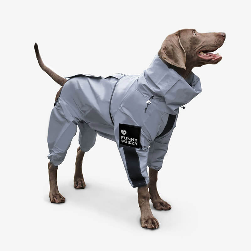 Hunderegenmantel – Wasserdicht & Reflektierend – Hohe Sichtbarkeit für Deinen Hund 0