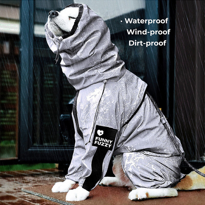 Hunderegenmantel – Wasserdicht & Reflektierend – Hohe Sichtbarkeit für Deinen Hund 6
