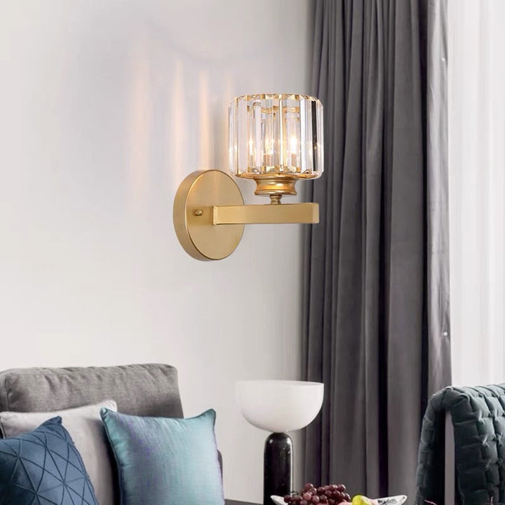 Wandleuchte Kristall modern | Elegante Beleuchtung für Flur & Schlafzimmer