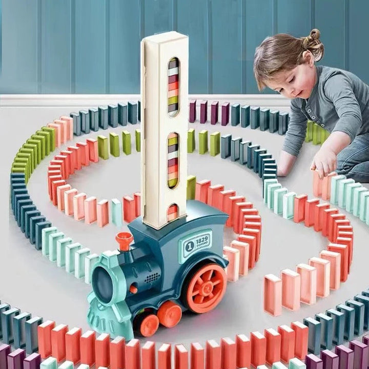 DominoLoco – Automatischer Dominostein-Zug für Kinder
