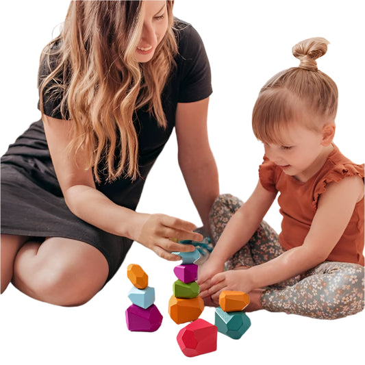 Holzbausteine – Kreativ & Nachhaltig – Fördert Motorik und Fantasie für Kinder 1