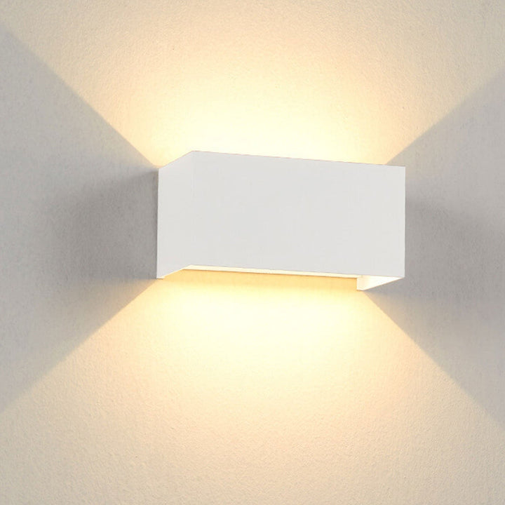 LED Wandleuchte – Wasserdicht & Modern – Ideal für Außenbereiche in Schwarz