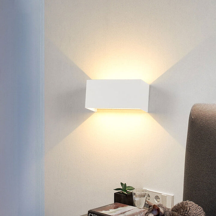 LED Wandleuchte – Wasserdicht & Modern – Ideal für Außenbereiche in Schwarz