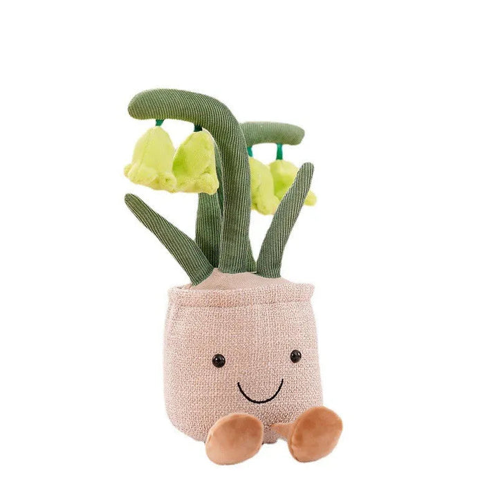 BloomBuddy | Kuschelige Blumenfigur – Fröhlich & Dekorativ
