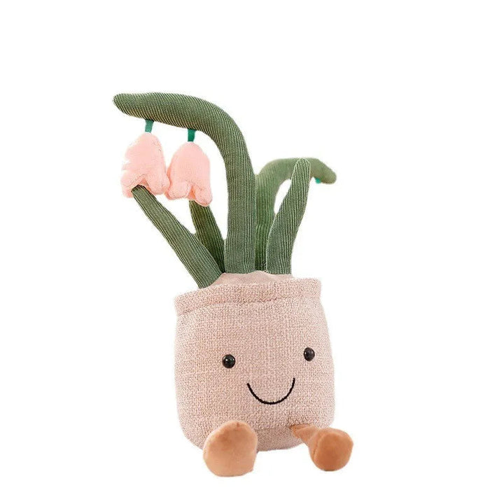 BloomBuddy | Kuschelige Blumenfigur – Fröhlich & Dekorativ