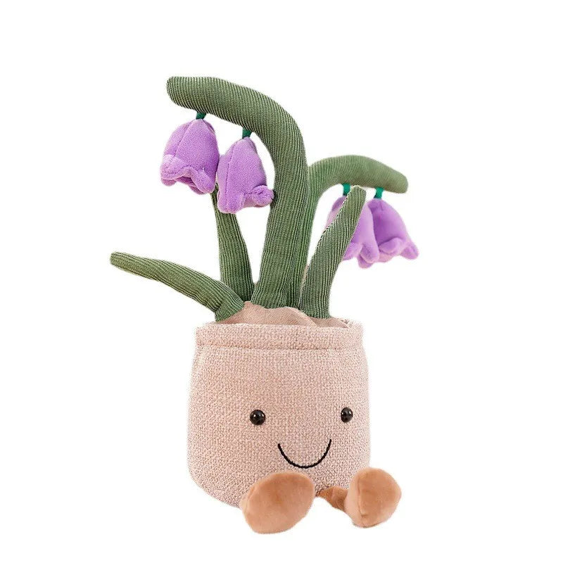 BloomBuddy | Kuschelige Blumenfigur – Fröhlich & Dekorativ